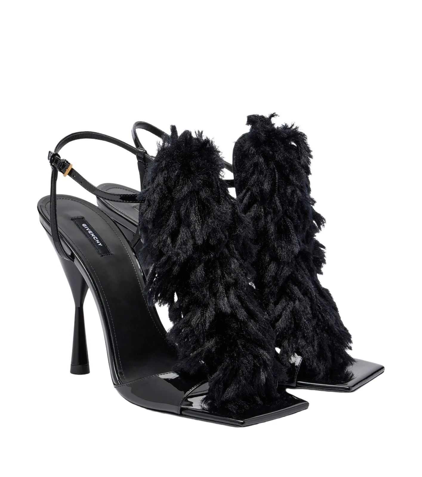 Pompom leather sandals Pompom leather sandals