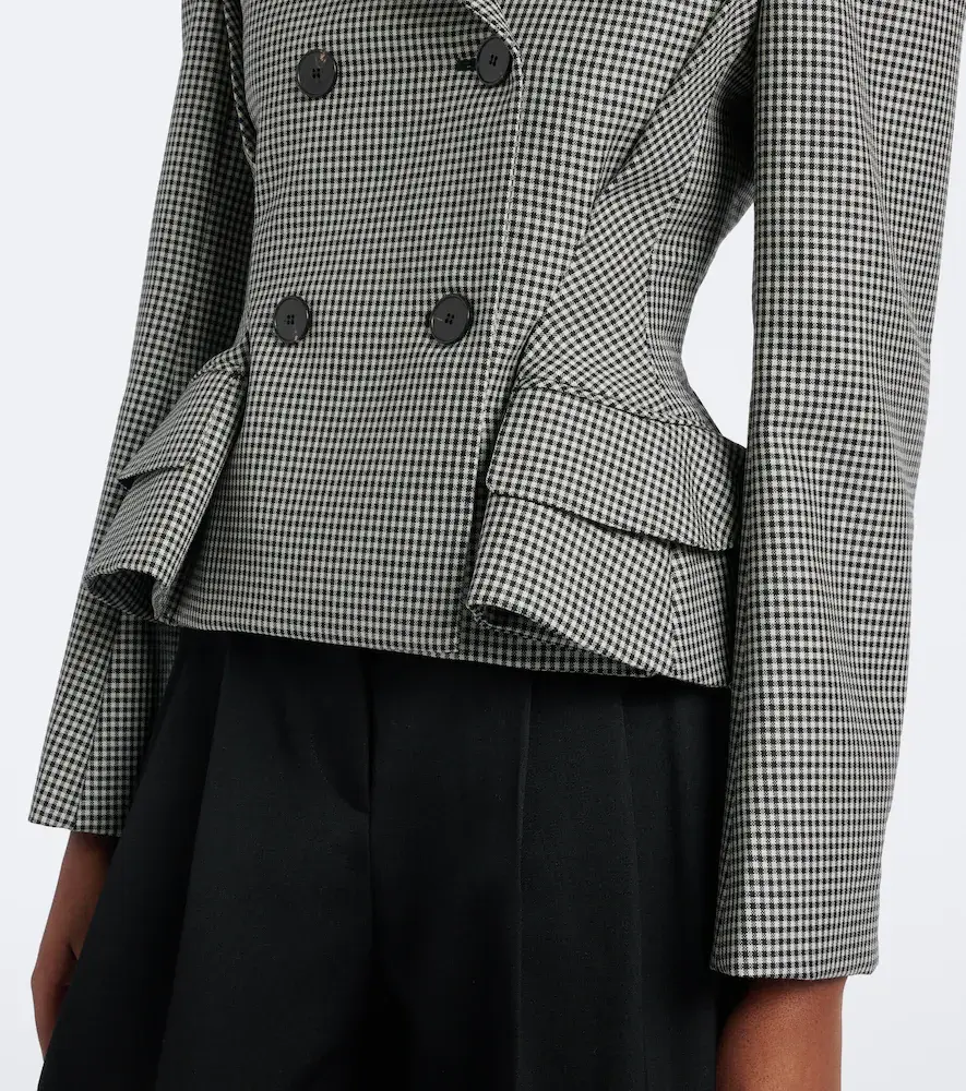 Givenchy Pinch houndstooth wool and mohair jacket | Thumbnail 5 Givenchy Pinch houndstooth wool and mohair jacket | Thumbnail 5