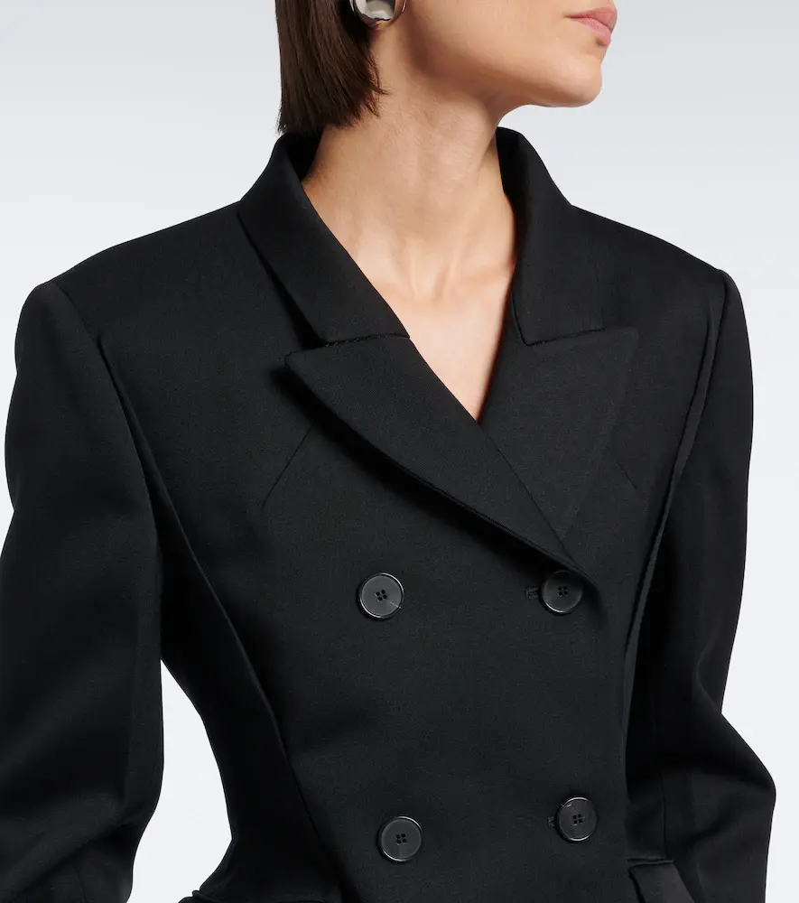 Givenchy Pinch peplum wool gabardine jacket | Thumbnail 6 Givenchy Pinch peplum wool gabardine jacket | Thumbnail 6