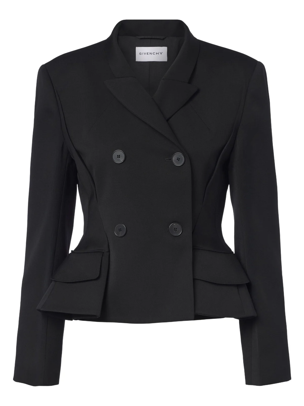 Givenchy Pinch peplum wool gabardine jacket