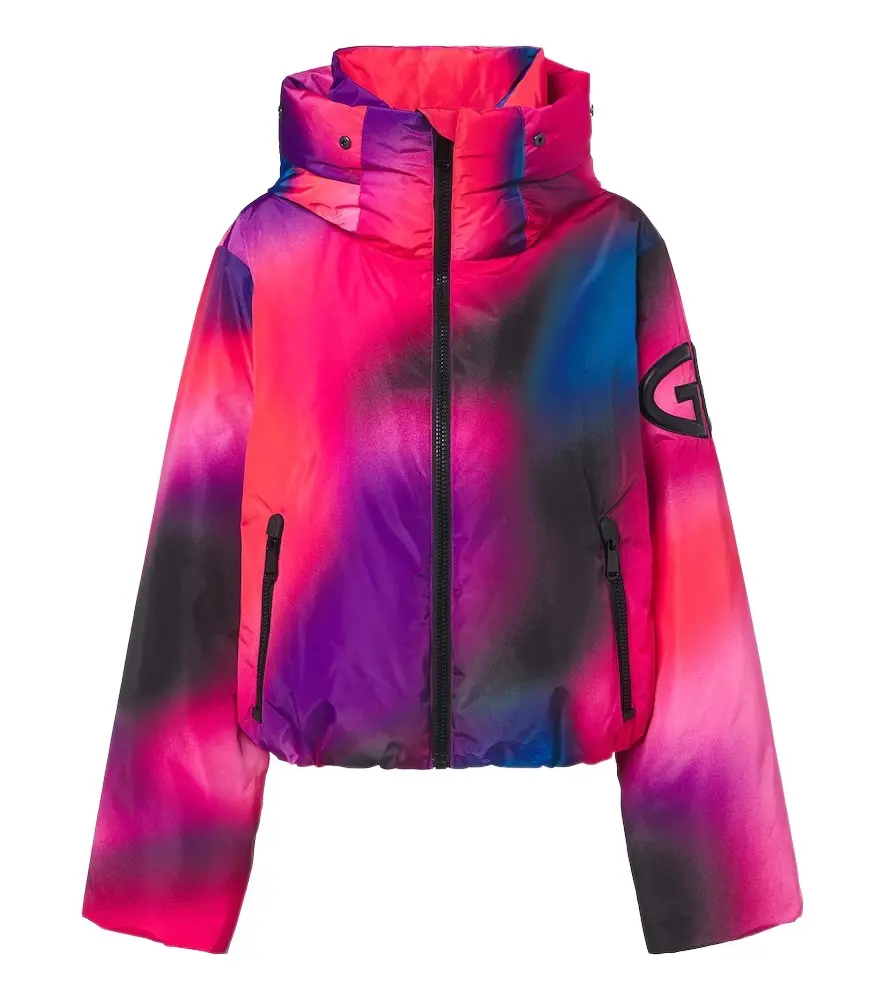 Sansu hooded printed ski jacket Sansu hooded printed ski jacket