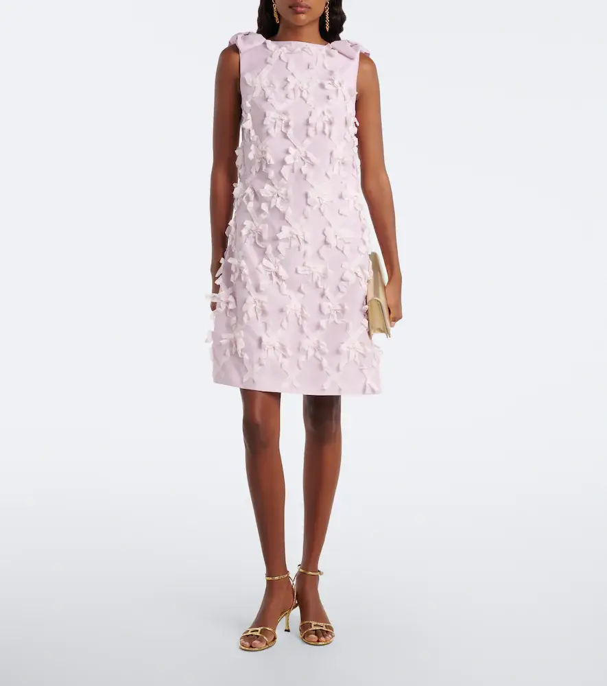 SHUSHU/TONG Bow-detail embellished minidress | Thumbnail 5