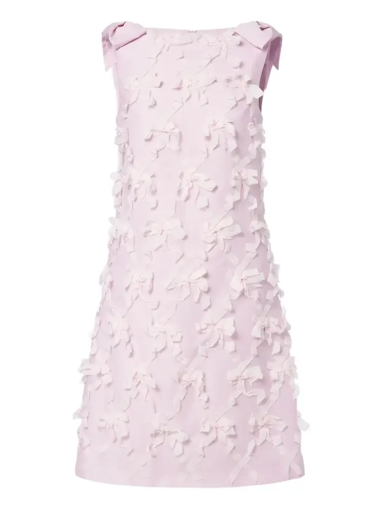 Bow-detail minidress