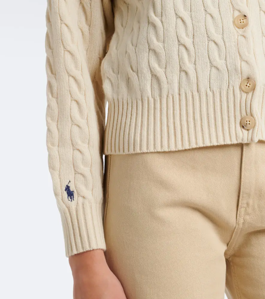Polo Ralph Lauren Cable-knit wool and cashmere cardigan | Thumbnail 4 Polo Ralph Lauren Cable-knit wool and cashmere cardigan | Thumbnail 4