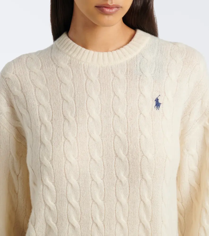 Polo Ralph Lauren Cable-knit wool and cashmere sweater dress | Thumbnail 2