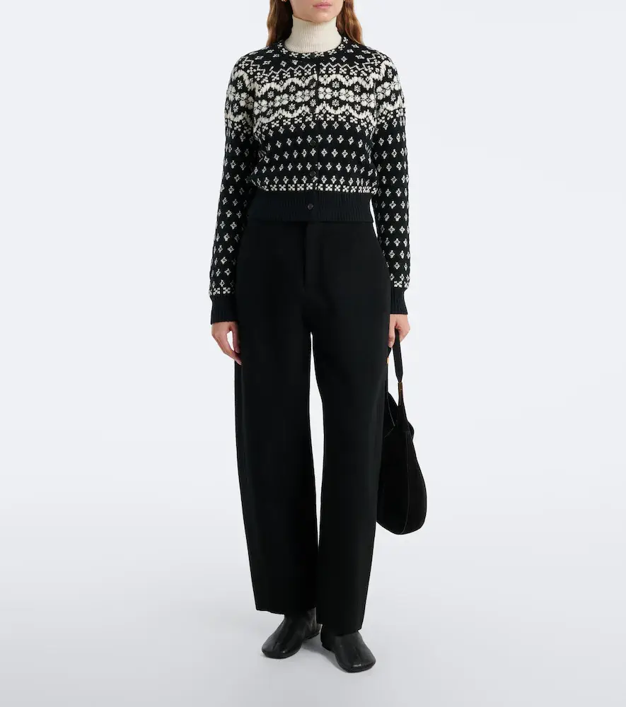Polo Ralph Lauren Jacquard wool, cotton, and alpaca cardigan | Thumbnail 5 Polo Ralph Lauren Jacquard wool, cotton, and alpaca cardigan | Thumbnail 5