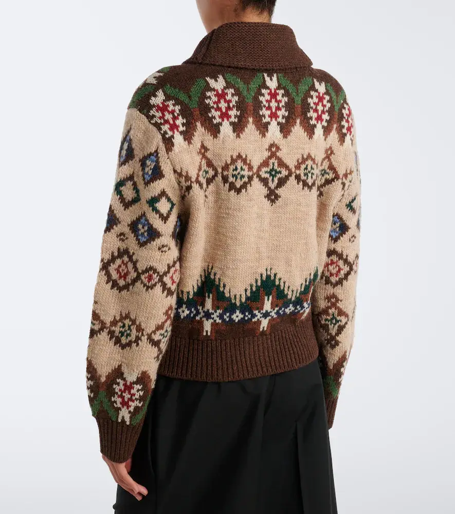 Polo Ralph Lauren Jacquard wool and cashmere cardigan | Thumbnail 5 Polo Ralph Lauren Jacquard wool and cashmere cardigan | Thumbnail 5
