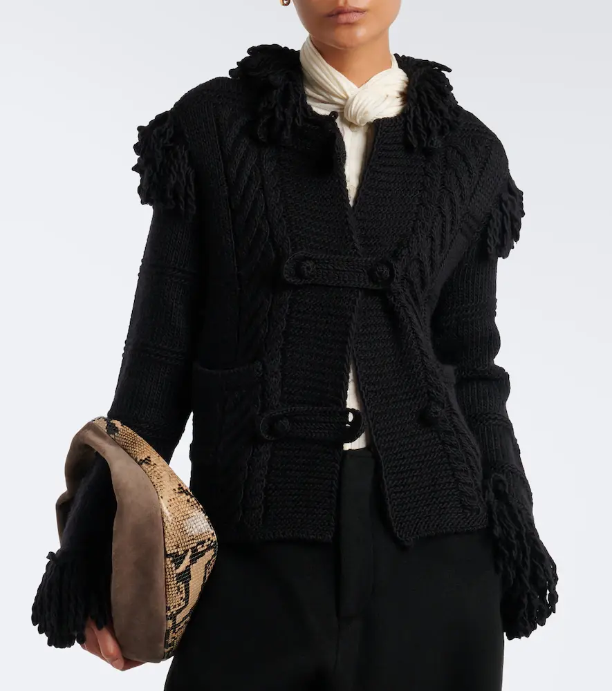 Polo Ralph Lauren Fringed wool cardigan | Thumbnail 3 Polo Ralph Lauren Fringed wool cardigan | Thumbnail 3