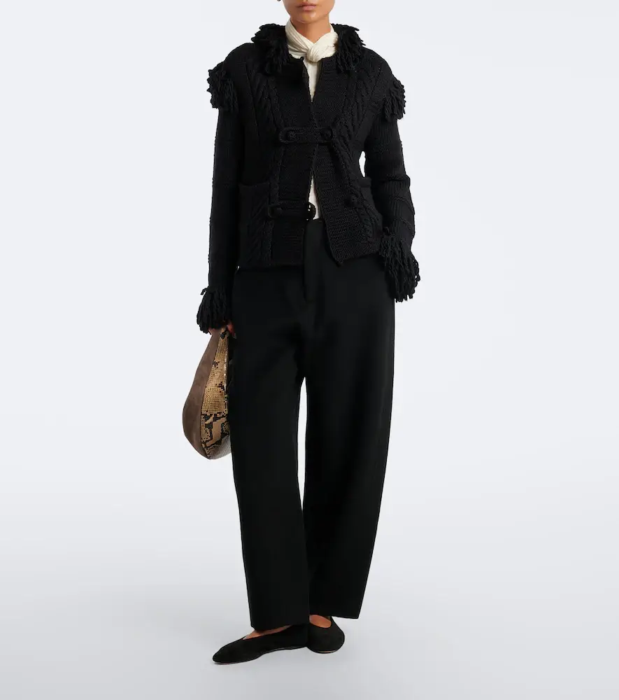 Polo Ralph Lauren Fringed wool cardigan | Thumbnail 4 Polo Ralph Lauren Fringed wool cardigan | Thumbnail 4