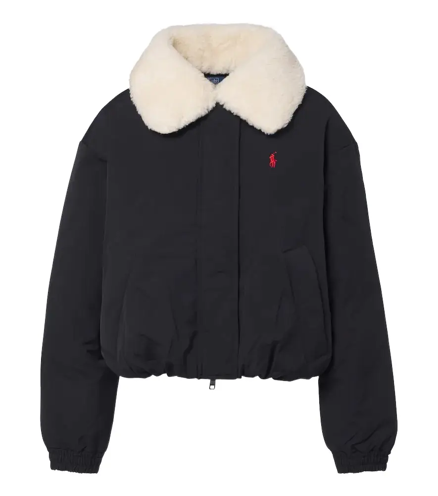 Polo Ralph Lauren Teddy-trimmed blouson jacket