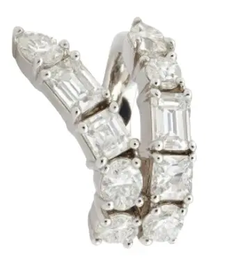 1.70ct Diamond 18k Gold Ear Cuff