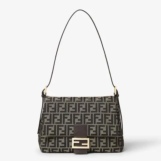 Fendi Flap 26235 bag with a soft trapeze silhouette, decorated | Thumbnail 2 Fendi Flap 26235 bag with a soft trapeze silhouette, decorated | Thumbnail 2