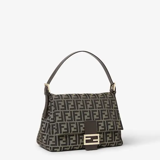 Fendi Flap 26235 bag with a soft trapeze silhouette, decorated | Thumbnail 3 Fendi Flap 26235 bag with a soft trapeze silhouette, decorated | Thumbnail 3
