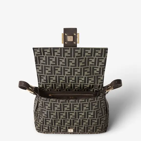 Fendi Flap 26235 bag with a soft trapeze silhouette, decorated | Thumbnail 7 Fendi Flap 26235 bag with a soft trapeze silhouette, decorated | Thumbnail 7