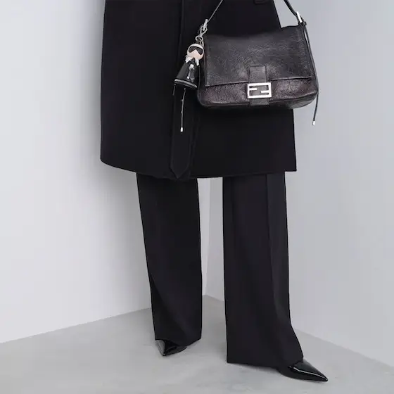 Fendi Flap 26235 bag in a soft trapezoid shape is a tribute | Thumbnail 9 Fendi Flap 26235 bag in a soft trapezoid shape is a tribute | Thumbnail 9