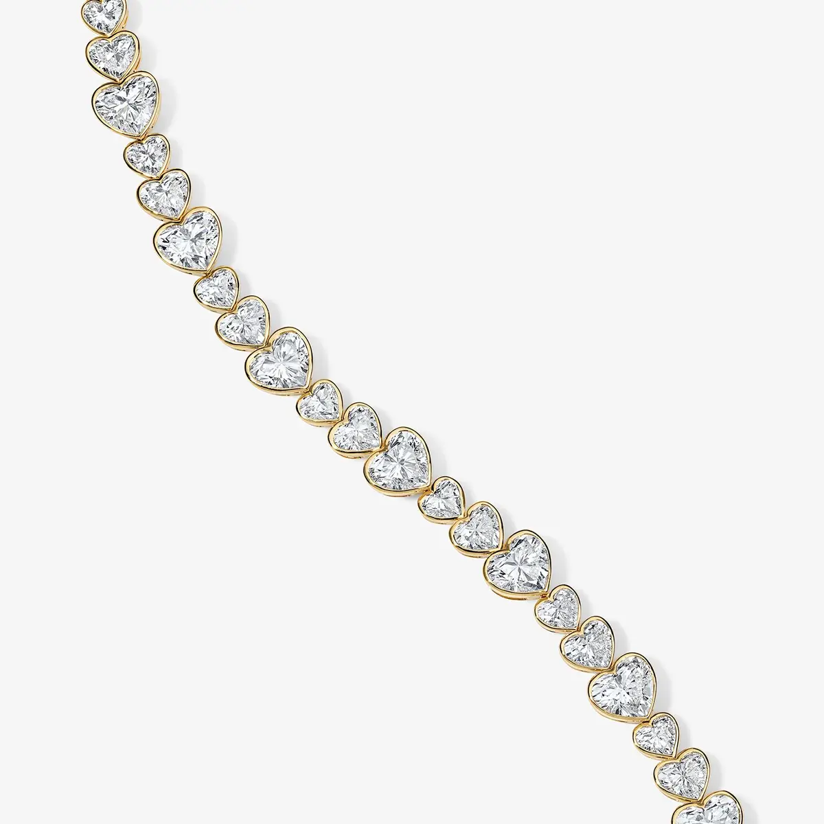Stephanie Gottlieb Coco Lab Diamond Heart Bezel Tennis Necklace | Thumbnail 2 Stephanie Gottlieb Coco Lab Diamond Heart Bezel Tennis Necklace | Thumbnail 2