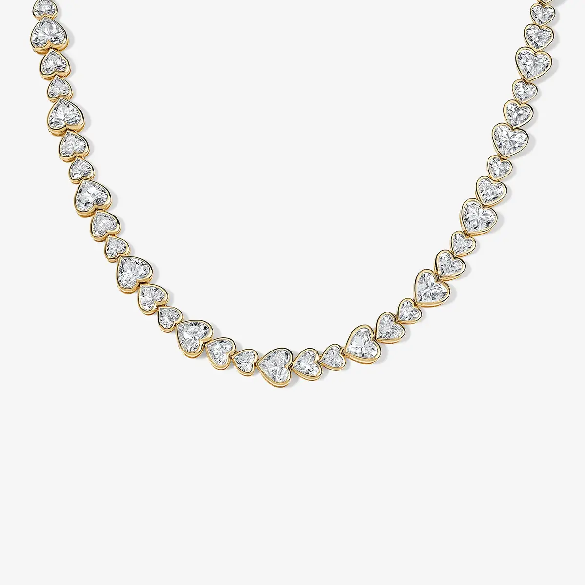 Stephanie Gottlieb Coco Lab Diamond Heart Bezel Tennis Necklace | Thumbnail 6 Stephanie Gottlieb Coco Lab Diamond Heart Bezel Tennis Necklace | Thumbnail 6