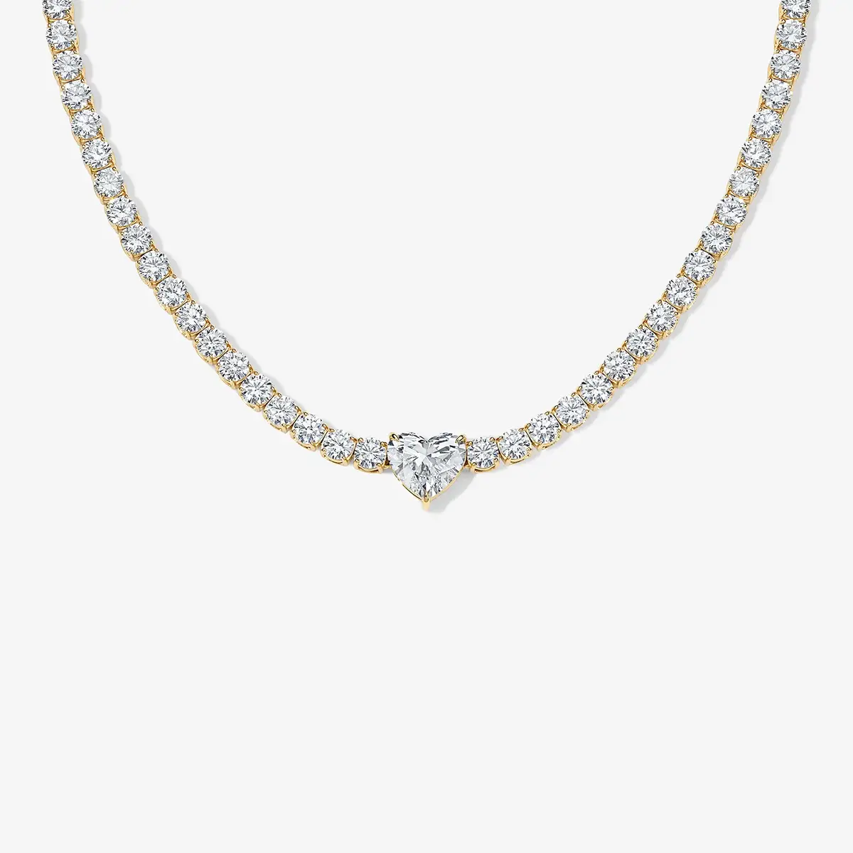 Stephanie Gottlieb Coco Lab Diamond Heart Tennis Necklace | Thumbnail 2 Stephanie Gottlieb Coco Lab Diamond Heart Tennis Necklace | Thumbnail 2
