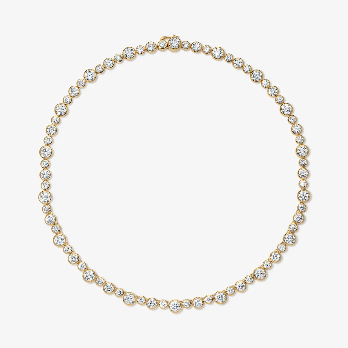 Stephanie Gottlieb Coco Lab Diamond Round Bezel Tennis Necklace | Thumbnail 6 Stephanie Gottlieb Coco Lab Diamond Round Bezel Tennis Necklace | Thumbnail 6