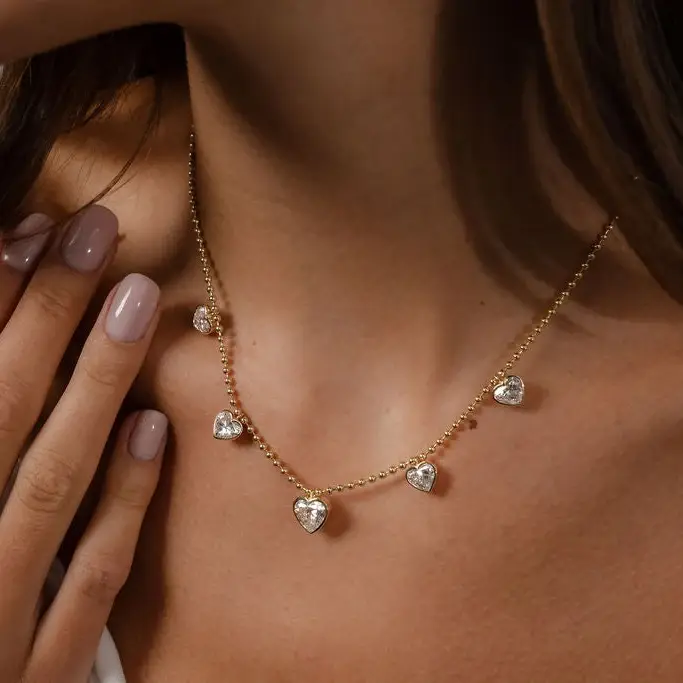 Stephanie Gottlieb Coco Lab Heart Diamond Shaker Necklace | Thumbnail 2 Stephanie Gottlieb Coco Lab Heart Diamond Shaker Necklace | Thumbnail 2