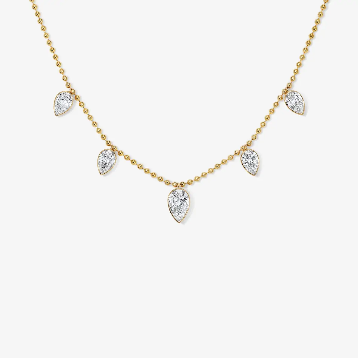 Stephanie Gottlieb Coco Lab Pear Diamond Shaker Necklace | Thumbnail 2 Stephanie Gottlieb Coco Lab Pear Diamond Shaker Necklace | Thumbnail 2