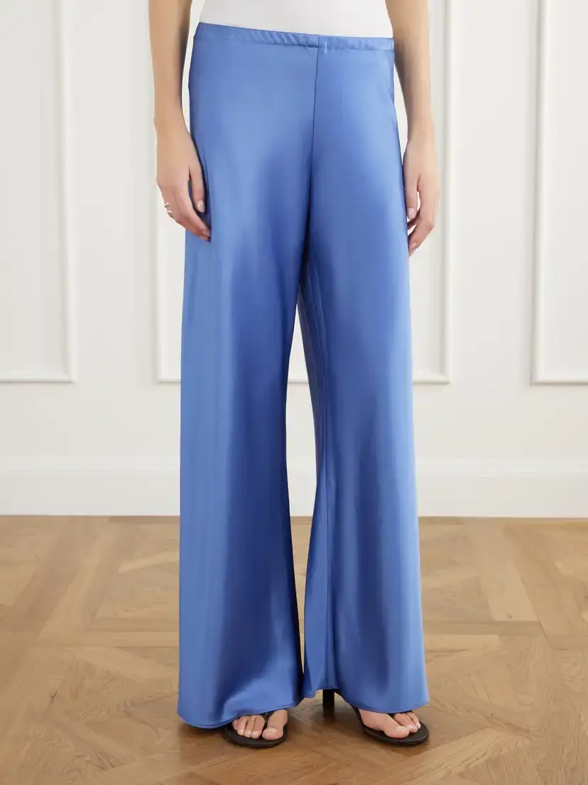 La Ligne Colby Satin Wide-leg Pants | Thumbnail 3 La Ligne Colby Satin Wide-leg Pants | Thumbnail 3