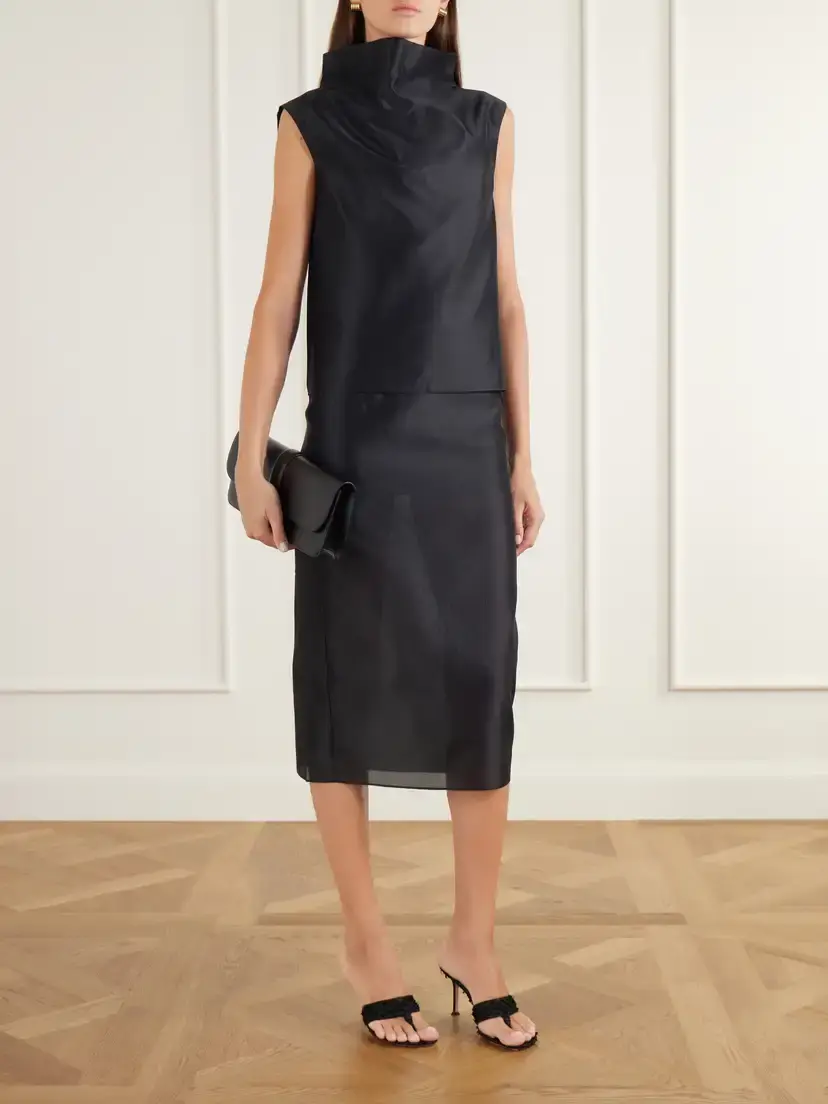 Almada Kiana Organza Midi Skirt | Thumbnail 2 Almada Kiana Organza Midi Skirt | Thumbnail 2