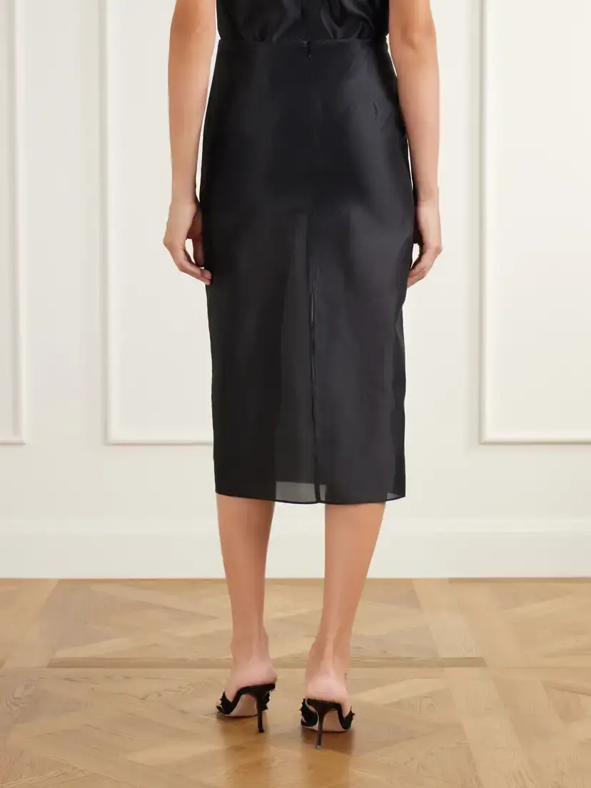 Almada Kiana Organza Midi Skirt | Thumbnail 4 Almada Kiana Organza Midi Skirt | Thumbnail 4