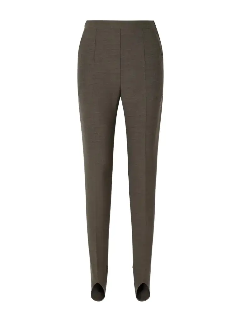 Jil Sander Wool-blend Stretch-gabardine Straight-leg Stirrup Pants