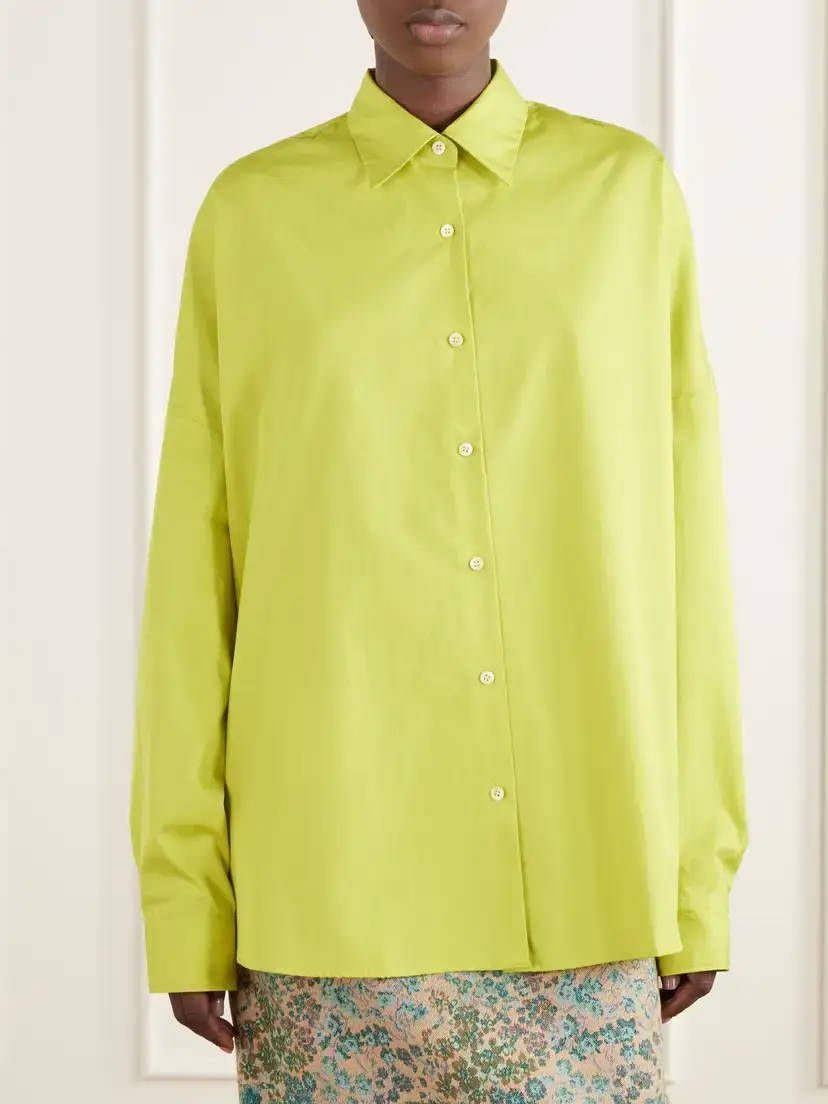 Dries Van Noten Darted Cotton-poplin Shirt | Thumbnail 3 Dries Van Noten Darted Cotton-poplin Shirt | Thumbnail 3