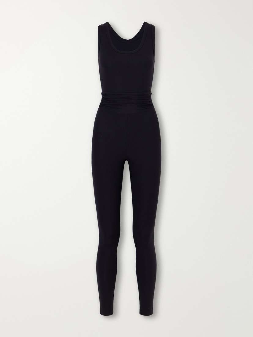 Eres Nellie Ruched Ribbed Stretch-jersey Jumpsuit