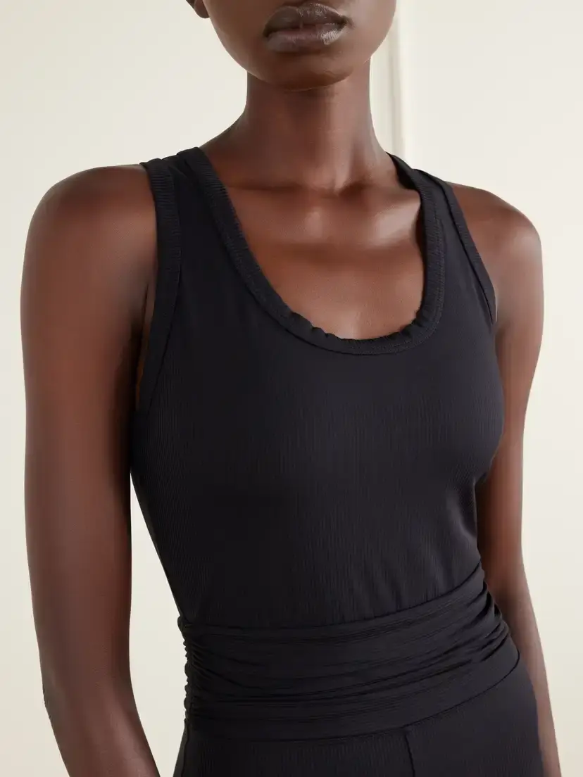 Eres Nellie Ruched Ribbed Stretch-jersey Jumpsuit | Thumbnail 4 Eres Nellie Ruched Ribbed Stretch-jersey Jumpsuit | Thumbnail 4