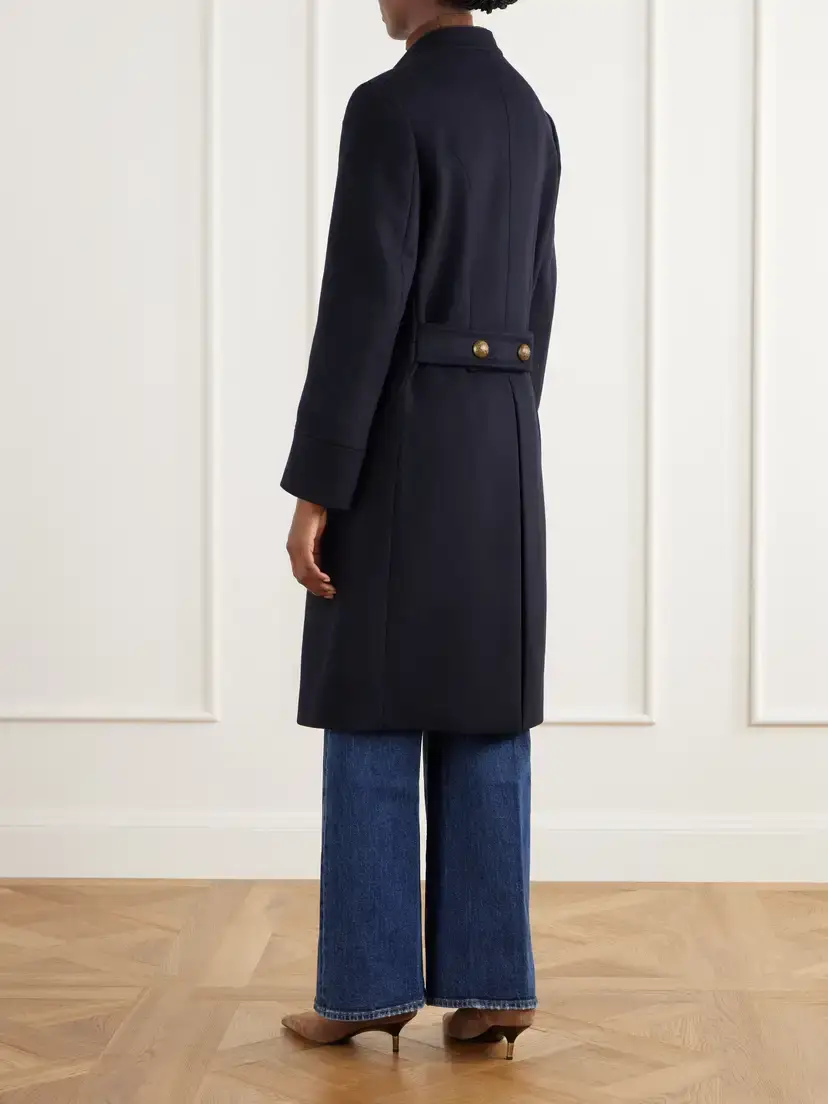 Etro Double-breasted Felted Wool-blend Coat | Thumbnail 4 Etro Double-breasted Felted Wool-blend Coat | Thumbnail 4