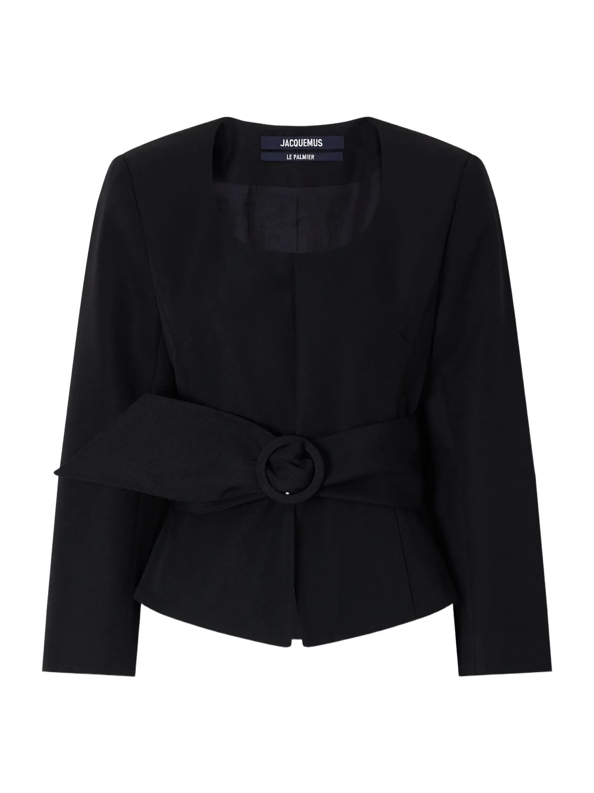 La Veste Miami Belted Wool-crepe Blazer