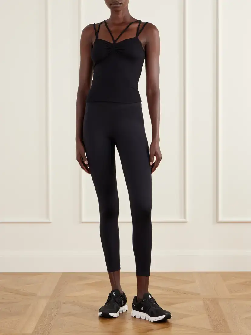 Eres Nadia Multi-strap Ribbed Stretch-modal Tank | Thumbnail 2