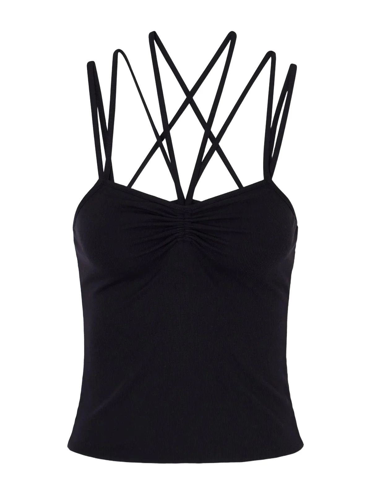 Eres Nadia Multi-strap Ribbed Stretch-modal Tank