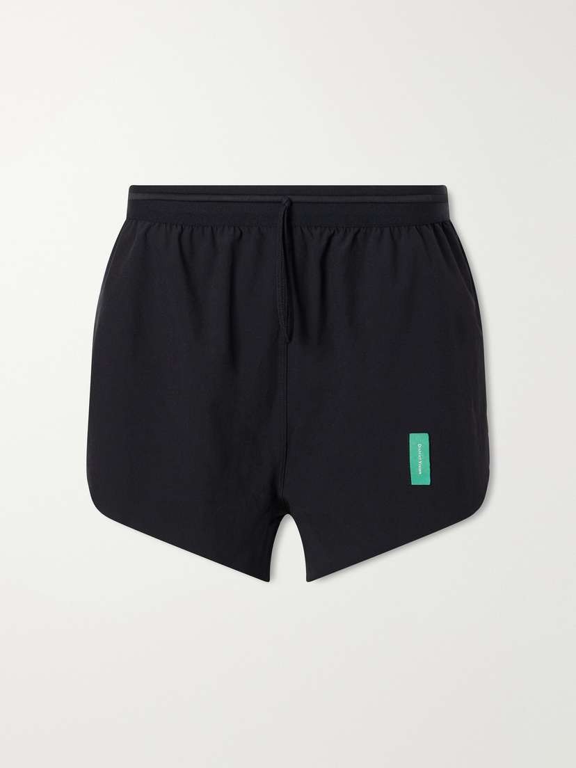 District Vision Split Logo-appliquéd 2'' Two-way Stretch Shell Running Shorts
