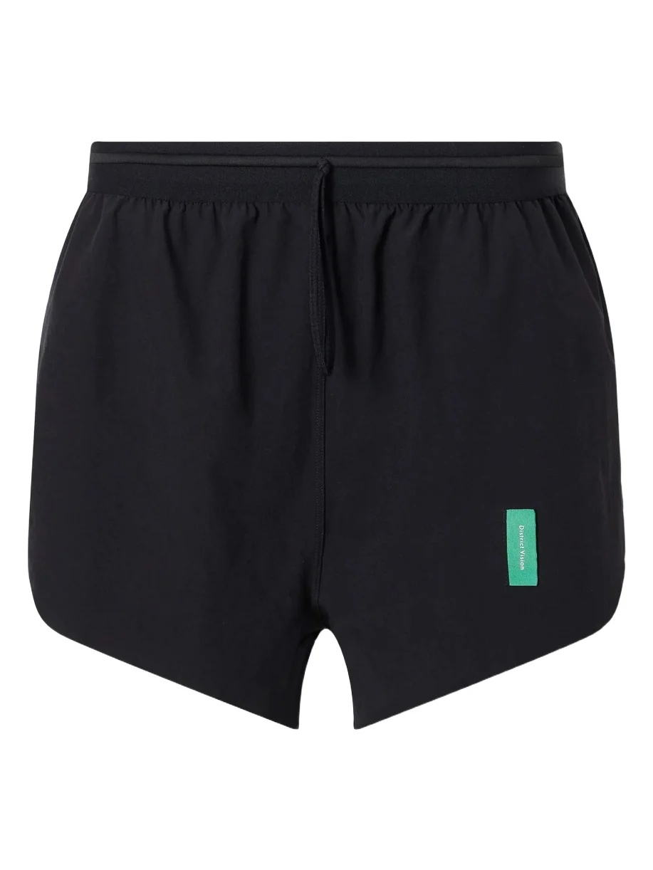 District Vision Split Logo-appliquéd 2'' Two-way Stretch Shell Running Shorts