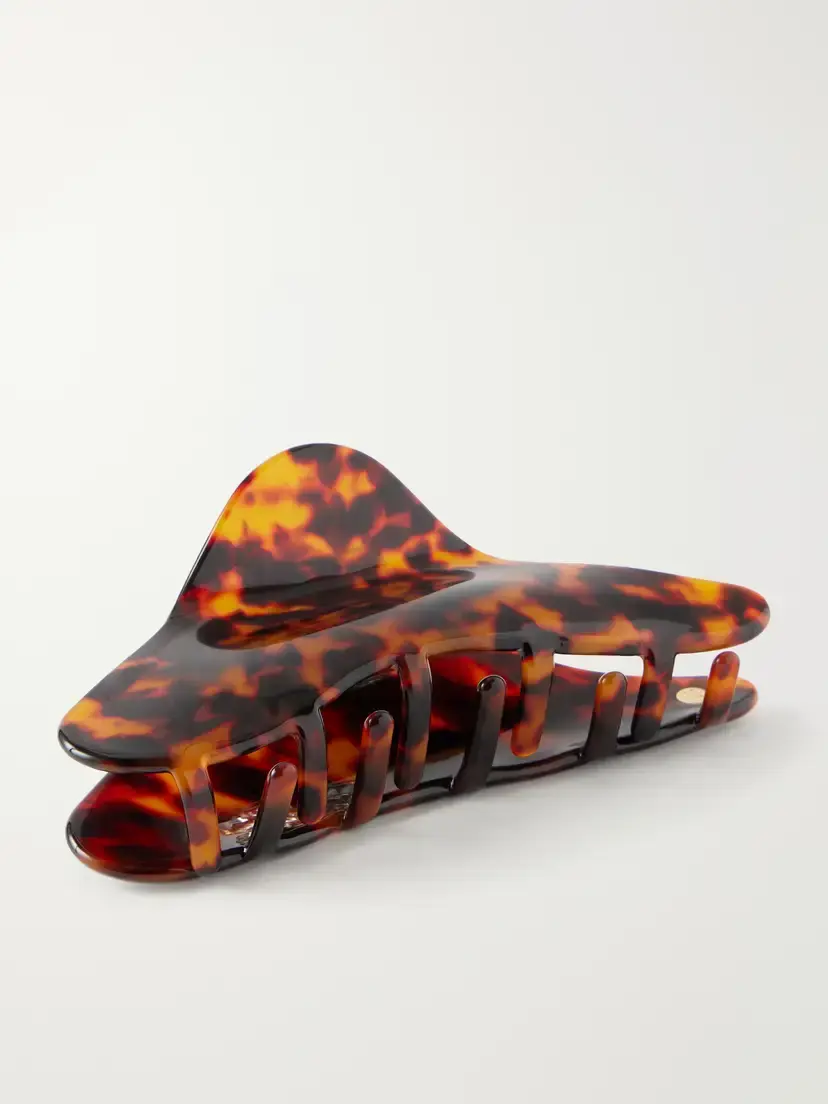 Jennifer Behr Amira Tortoiseshell Acetate Hairclip | Thumbnail 3