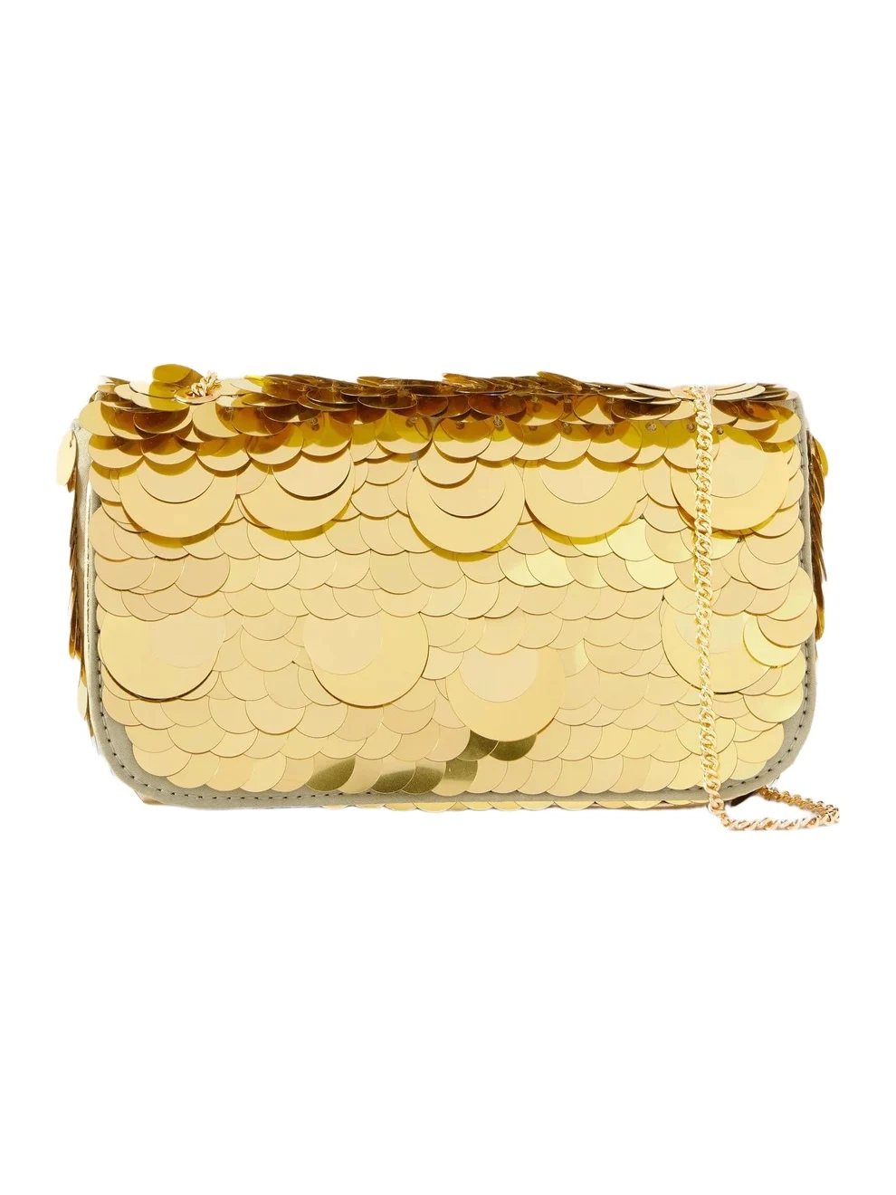 Sparkle Mini Sequin-embellished Shoulder Bag