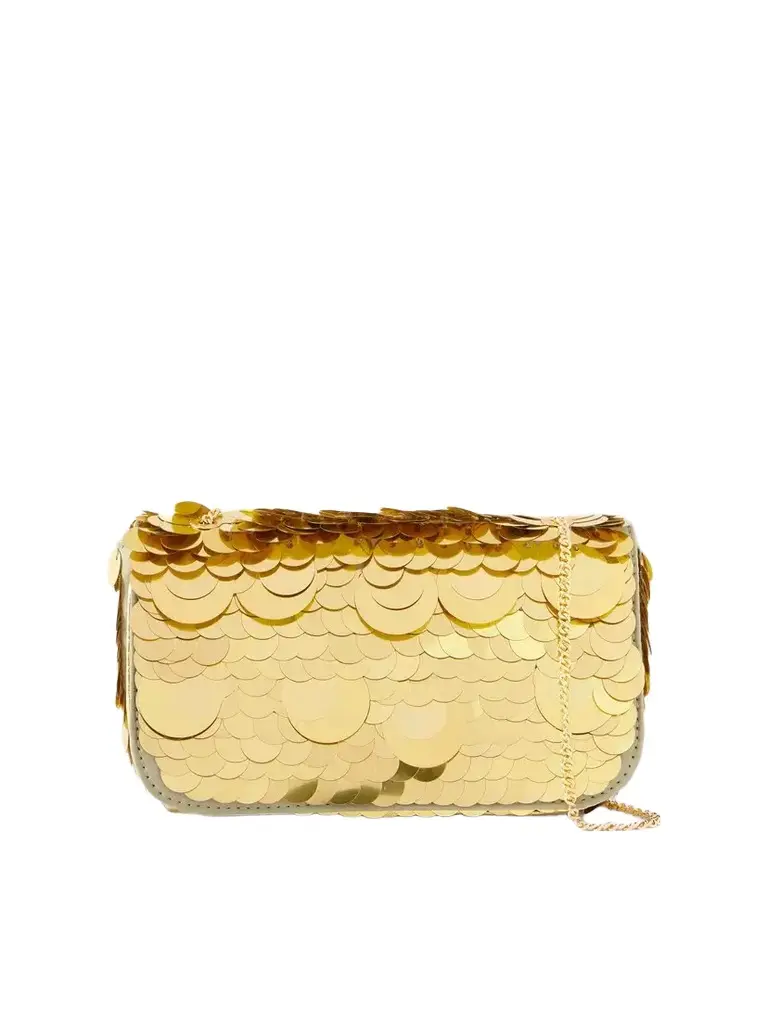 Rabanne Sparkle Mini Sequin-embellished Shoulder Bag