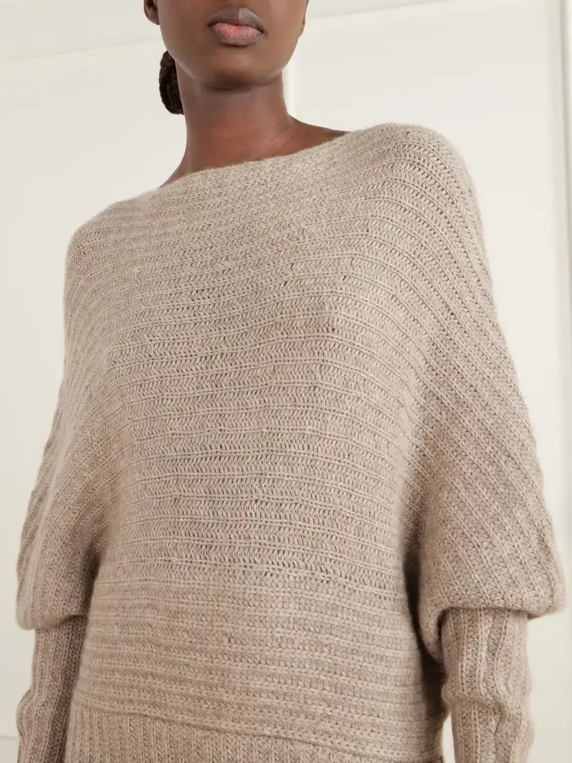 Ruohan Lomma Ribbed Yak, Cashmere And Wool-blend Maxi Dress | Thumbnail 4 Ruohan Lomma Ribbed Yak, Cashmere And Wool-blend Maxi Dress | Thumbnail 4