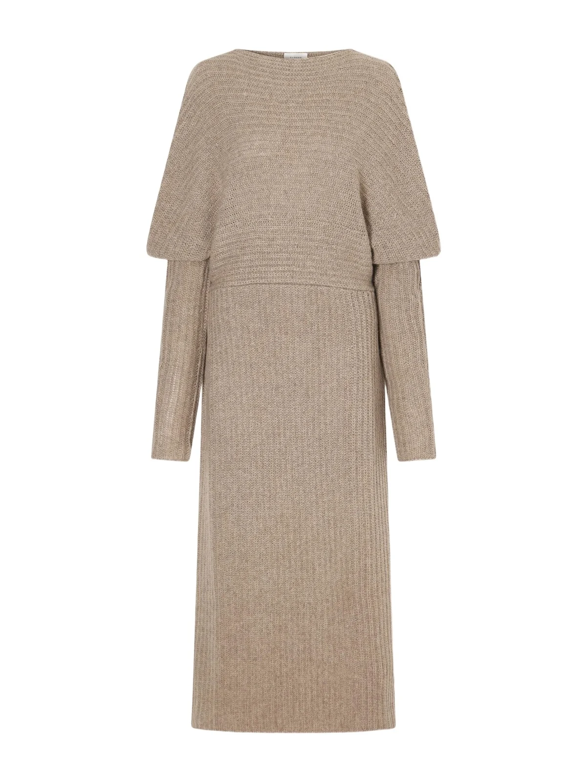 Ruohan Lomma Ribbed Yak, Cashmere And Wool-blend Maxi Dress