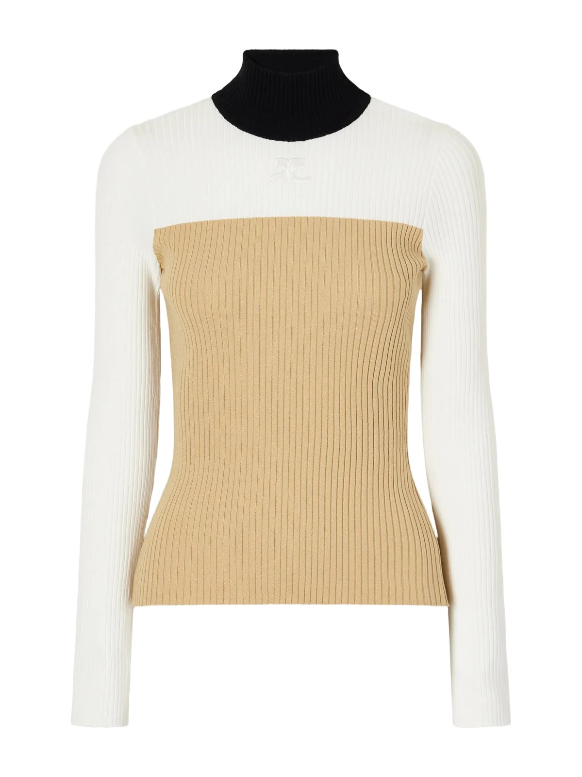 Logo-embroidered Ribbed Jersey Sweater Logo-embroidered Ribbed Jersey Sweater