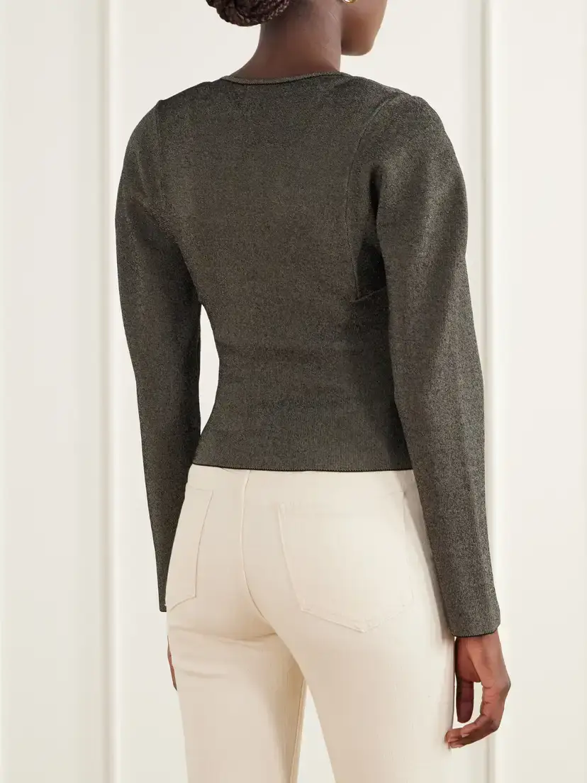 Jacquemus Sera Logo-embroidered Ponte Cardigan | Thumbnail 3 Jacquemus Sera Logo-embroidered Ponte Cardigan | Thumbnail 3