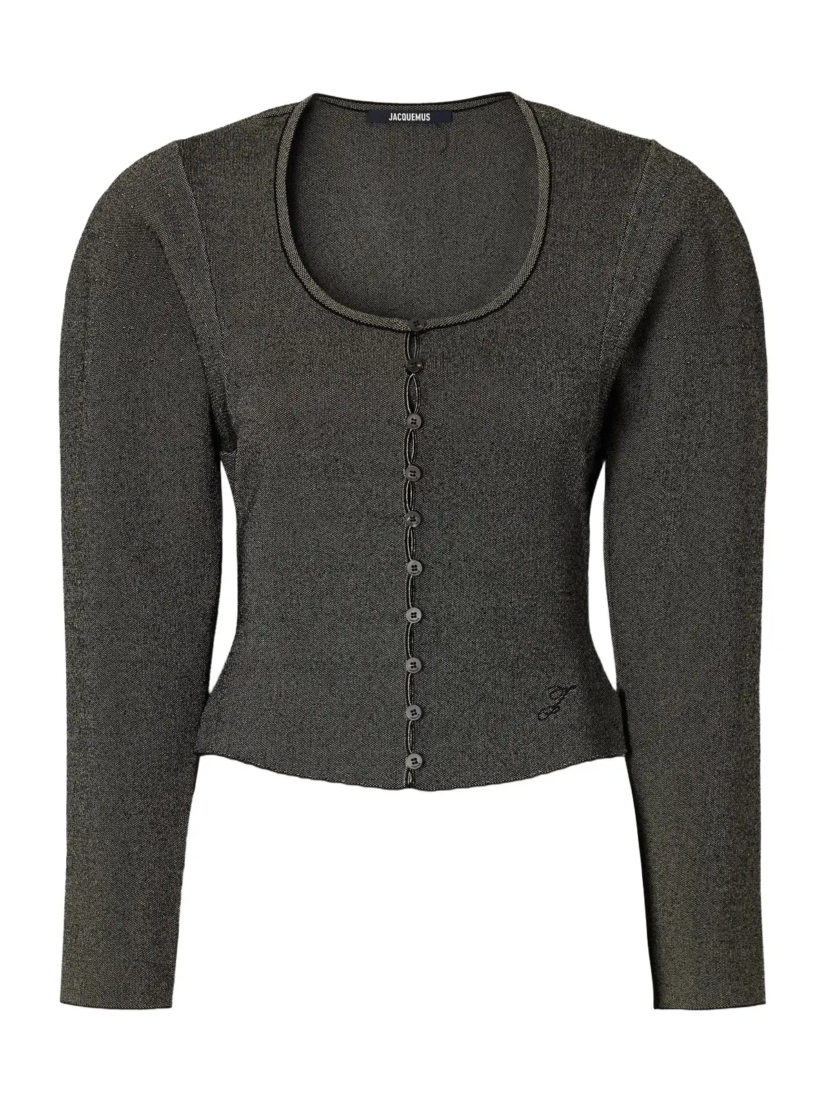 Jacquemus Sera Logo-embroidered Ponte Cardigan