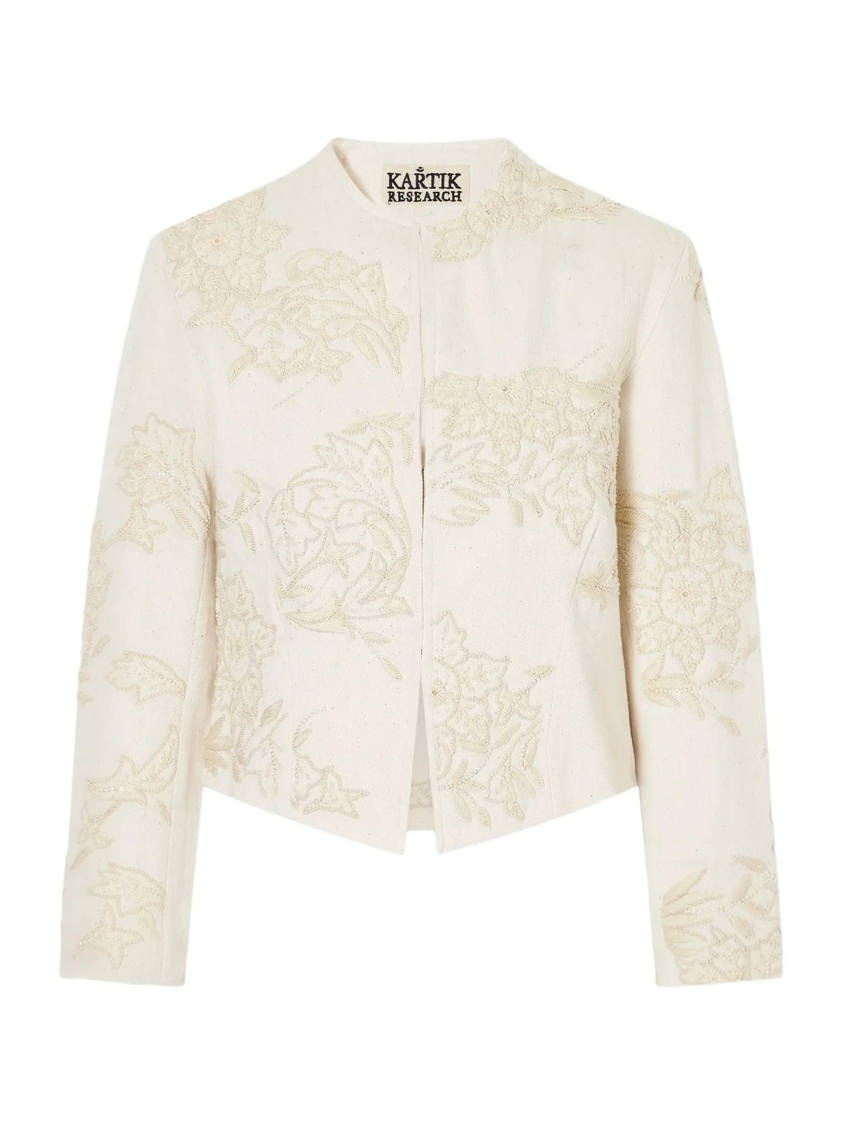 Kartik Research Bead-embroidered Denim Jacket