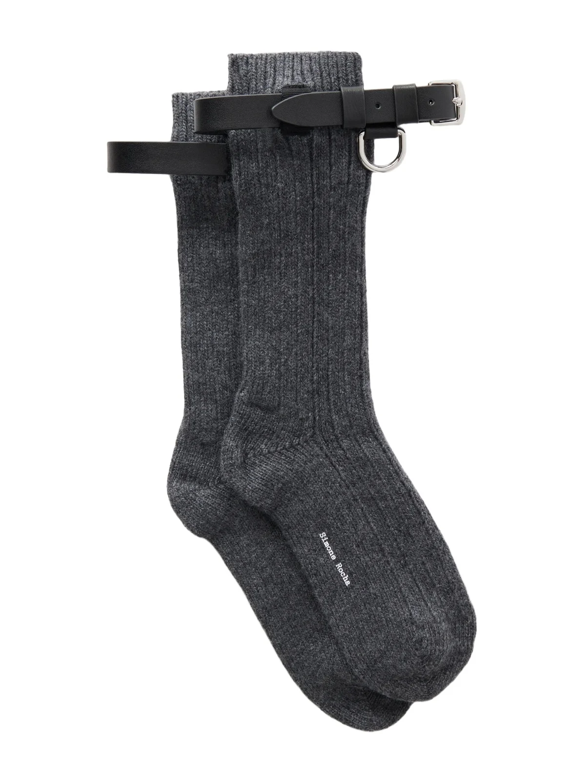 Buckle-detailed Wool-blend Socks Buckle-detailed Wool-blend Socks