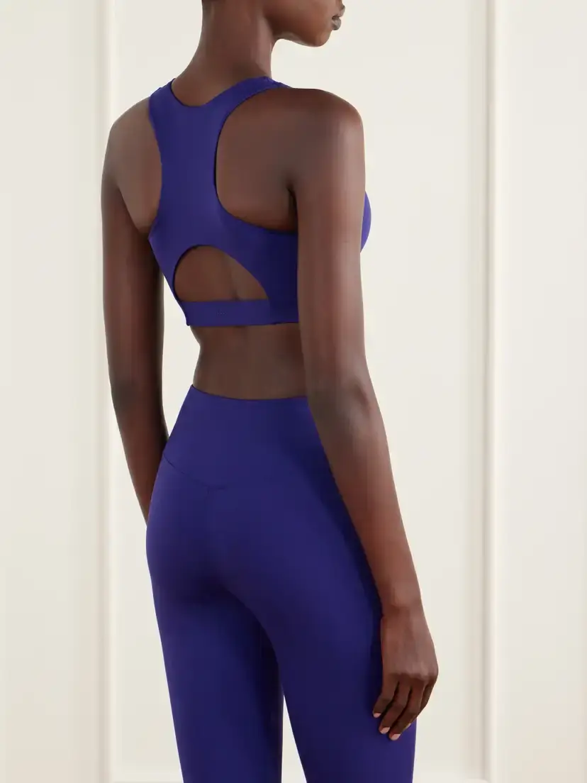 Eres Marie-josé Cutout Embroidered Stretch-jersey Sports Bra | Thumbnail 3