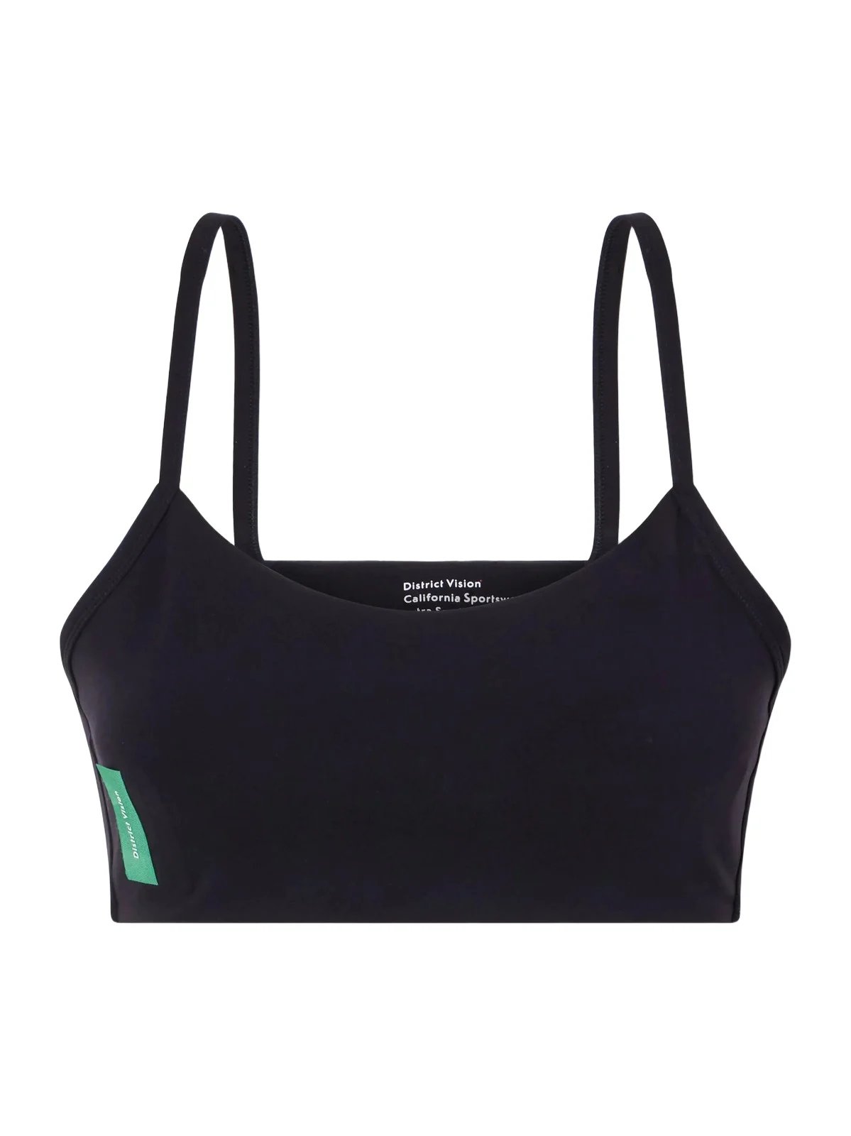 District Vision Logo-appliquéd Light Support Sports Bra